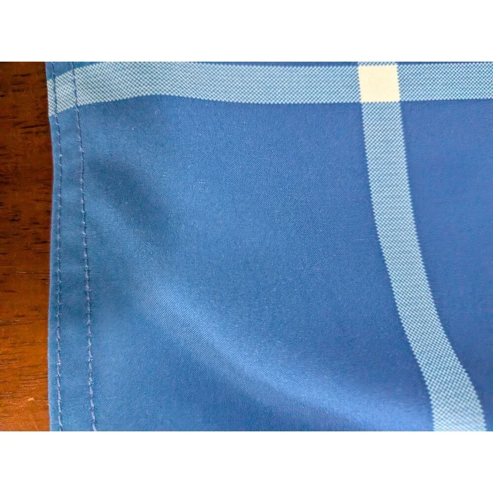 American Eagle Men's Blue Ombre Check Board Short Knee Length Size XL Beach